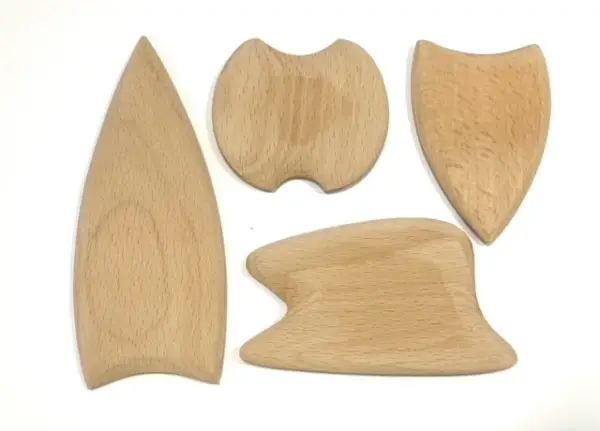 Drejsken i trä 4-pack