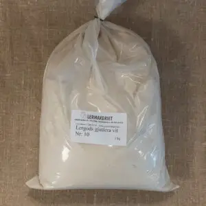 Gjutlera Vit  Lergods 5kg