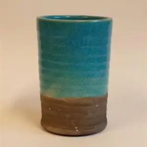 12.  Turkose blank Raku glasyr