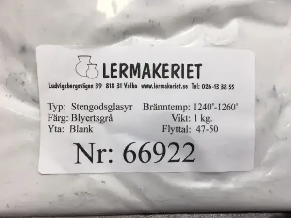 22.  66922 Blyertsgrå glasyr - Bild 3