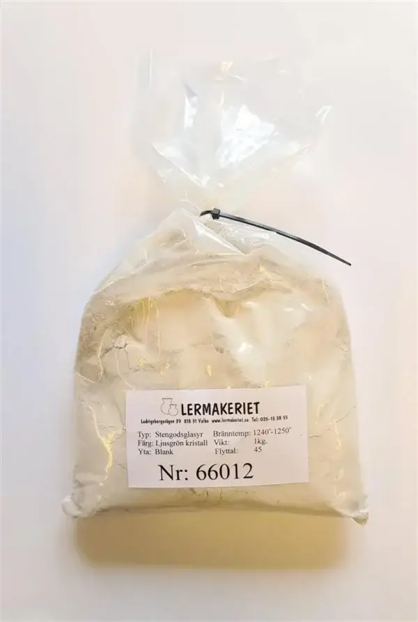 57.  66012 Ljusgrön kristall glasyr - Bild 2