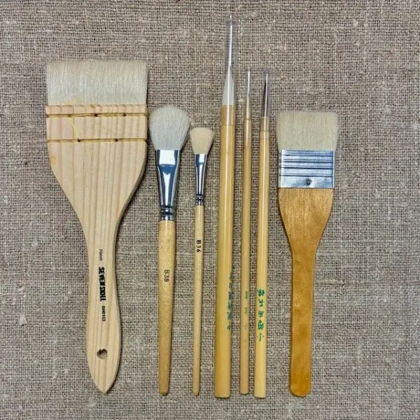 Penselset 7 penslar