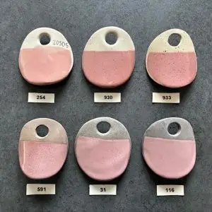 Penselglasyr 20305 Hallonröd halvmatt