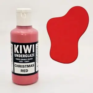 Christmas Red Underglasyr Kiwi