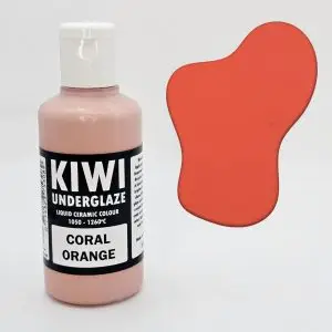 Coral Orange Underglasyr Kiwi