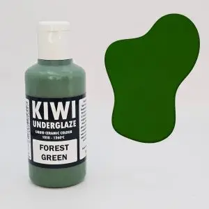 Forest Green Underglasyr Kiwi