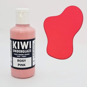 Rosy Pink Underglasyr Kiwi